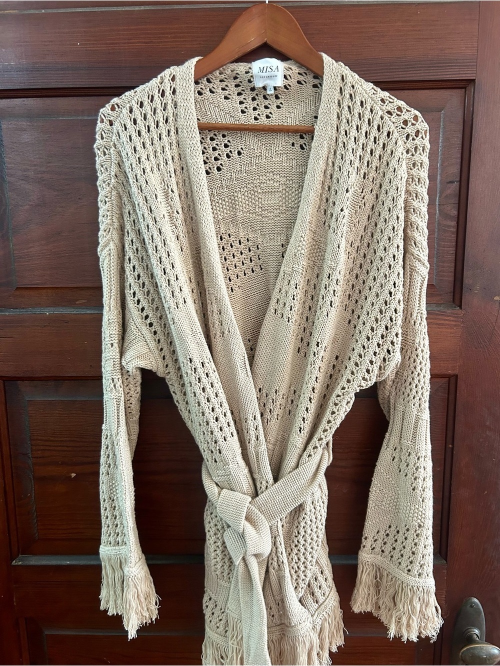 Anthropologie MISA Los Angeles Remi Fringed Cardigan🔥🔥New WithOUT Tags🔥🔥Sz Large - Picture 4 of 12